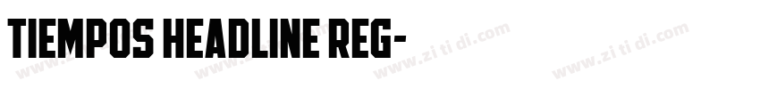Tiempos Headline Reg字体转换